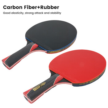 1 PC Single Professional Training Carbon Ping Pong Bat Ρακέτα Ping Pong Paddle Carbon Fiber and Rubber Ping Pong Paddle