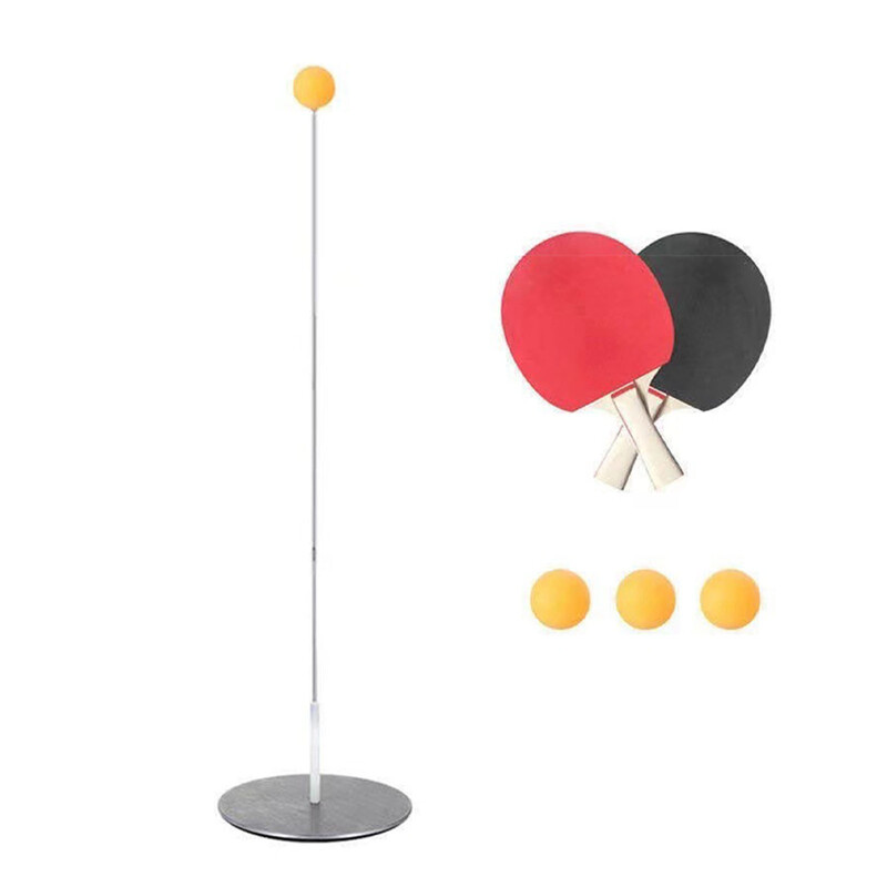Set de echipament pentru tenis de masă cu arbore moale cu antrenament în vrac - Set de palete cu mingi ușor de instalat Joacă oriunde