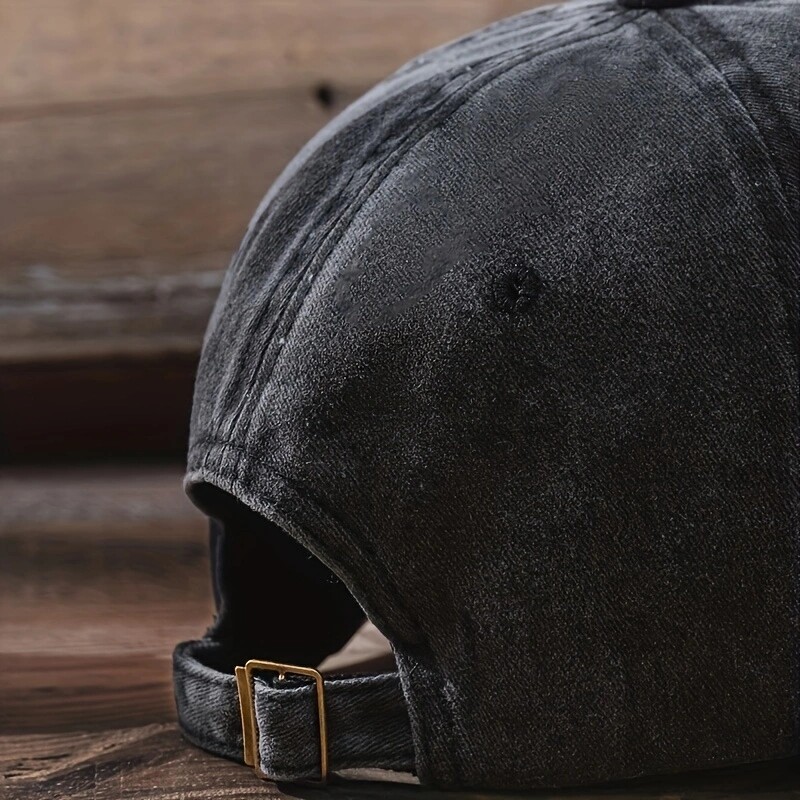 Moderna svestrana bejzbol kapa s ispranim slovima, jednobojna izvezena bejzbol kapa za muškarce, ležerna sportska kapa širokog oboda za žene