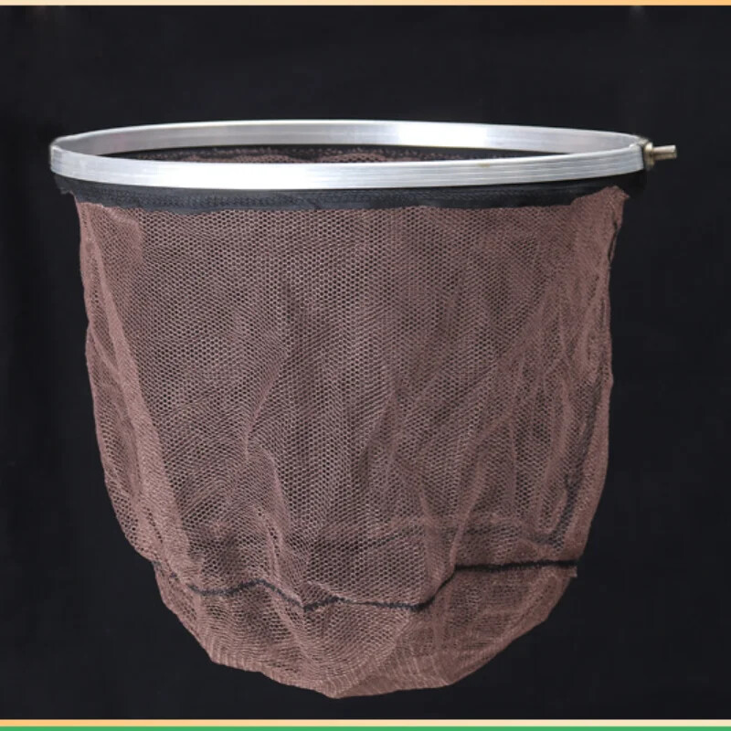 Equipamento De Pesca De Aço Inoxidável Copiar Rede Cabeça Ribolovni pribor Nehrđajući čelik Gusta mreža Legura Najlon Okvir Glava mreže