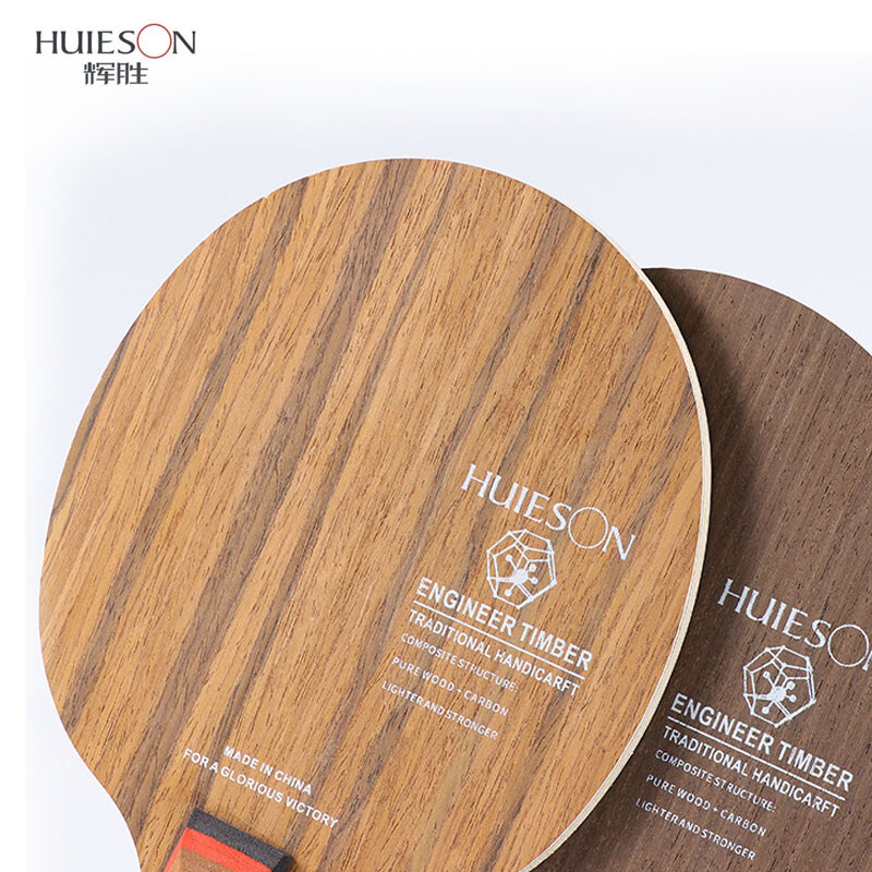 Huiesoni kõrgtehnoloogiline lauatennise teraga süsinikkiust 5+2 vineerist lauatennise reet algajatele kesktaseme mängijatele