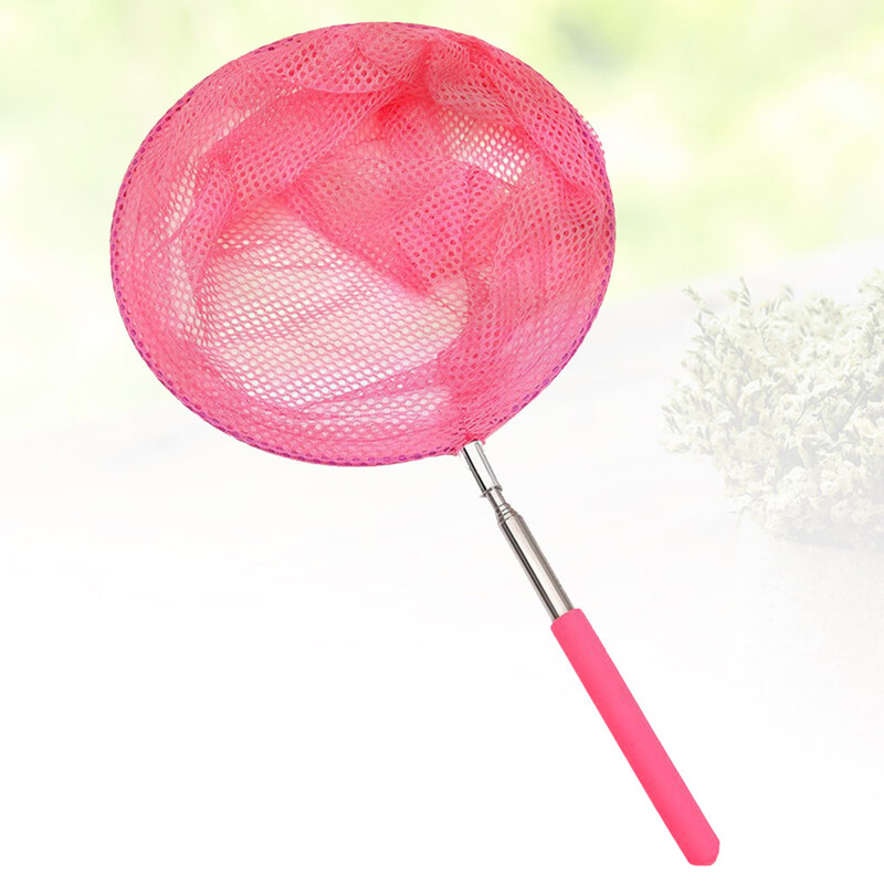 Mreže za hvatanje leptira Hvatanje kukaca za djecu Ribe od nehrđajućeg čelika Mali kukci Ružičasto sklopivo dijete
