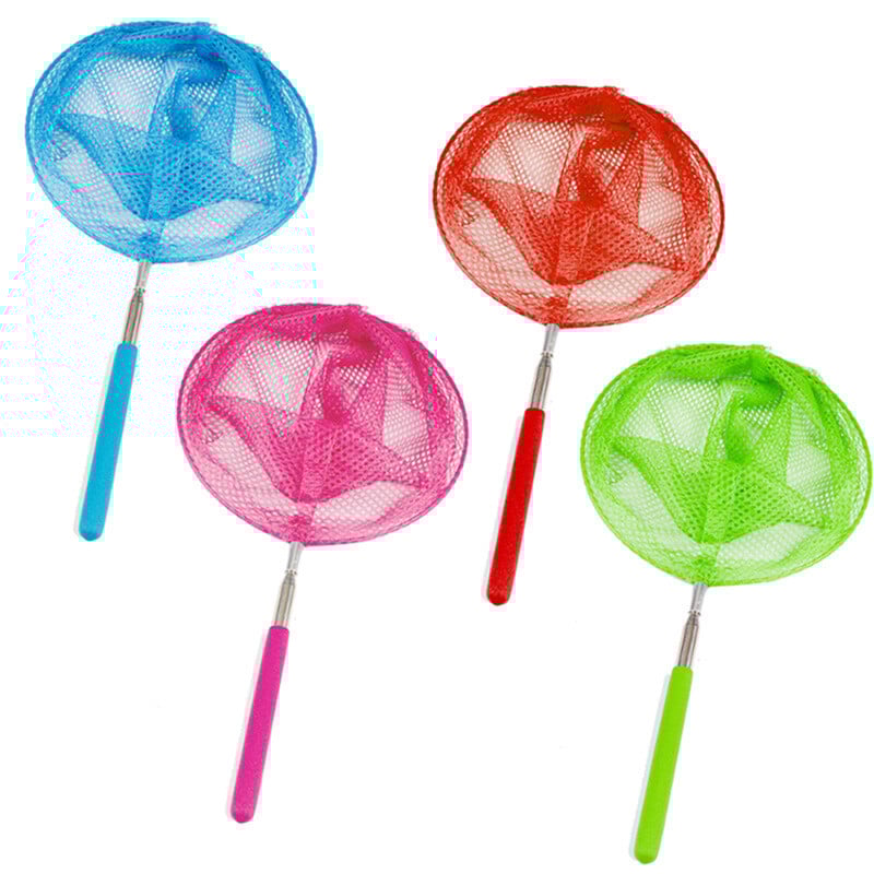 Mreže za hvatanje leptira Hvatanje kukaca za djecu Ribe od nehrđajućeg čelika Mali kukci Ružičasto sklopivo dijete
