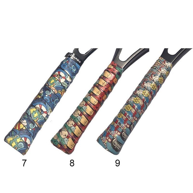 Többszínű tollaslabda ütő felső markolat ütéscsillapító öntapadó ütő izzadságszalag tenisz lapát markolat feletti sport kellékek