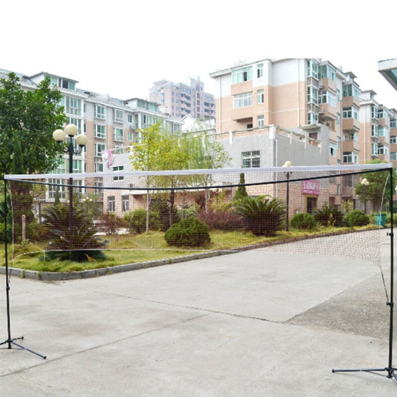 Mrežasta mreža za profesionalnu obuku, standardna mreža za badminton, sportska mreža za vanjski badminton, teniska odbojkaška mreža, zamjena 6,2*0,64 M