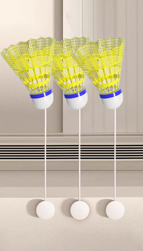 Komplet pojedinačnih badmintonskih trenažera s oprugom, samopokretajućom uzicom Suction vježbač s elastičnim užetom s kukom za uže za ravnotežu