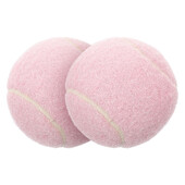 Augstas elastības tenisa bumbiņas Rotaļlietas Iesācējiem Trenējieties rotaļīga treniņbumba spēlētājam Rozā bumbas Gumijas āra spēles