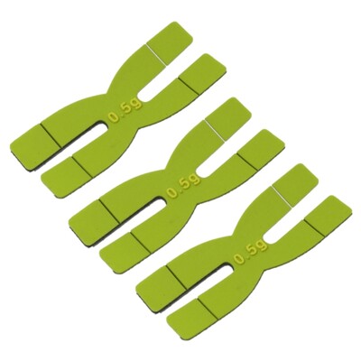 3 τμχ Ρακέτα μπάντμιντον σιλικόνης Βάρος Σχήματος H 0,5 γρ. Ταινίες κεφαλής ρακέτας G99D