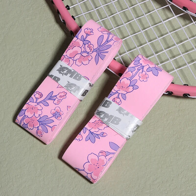 2Pcs Sakura Badminton Overgrip Anti-Slip Latex amortizirana traka za rukohvat za teniski reket za badminton squash Antivibrador Grip