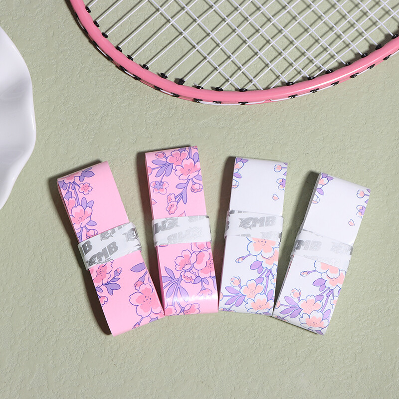 2Pcs Sakura Badminton Overgrip Anti-Slip Latex amortizirana traka za rukohvat za teniski reket za badminton squash Antivibrador Grip