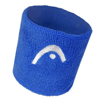 Γνήσιο HEAD Tennis Wristband Badminton Sport Wristband Βαμβακερό άνετο αντιολισθητικό περικάρπιο που σκουπίζει τον ιδρώτα