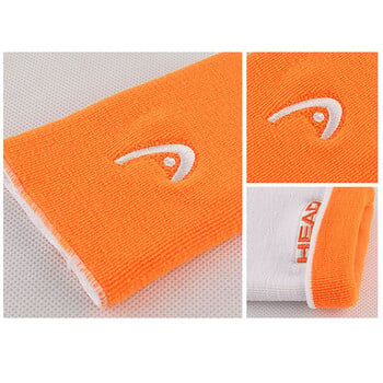 Γνήσιο HEAD Tennis Wristband Badminton Sport Wristband Βαμβακερό άνετο αντιολισθητικό περικάρπιο που σκουπίζει τον ιδρώτα