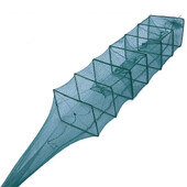 Ribarska mreža 1,5 M Sklopivi kavez s ručnim livenjem Mreža za zamke za rakove Mreža za zamke za rakove, rakove, jastoge, oprema za ribolov na otvorenom