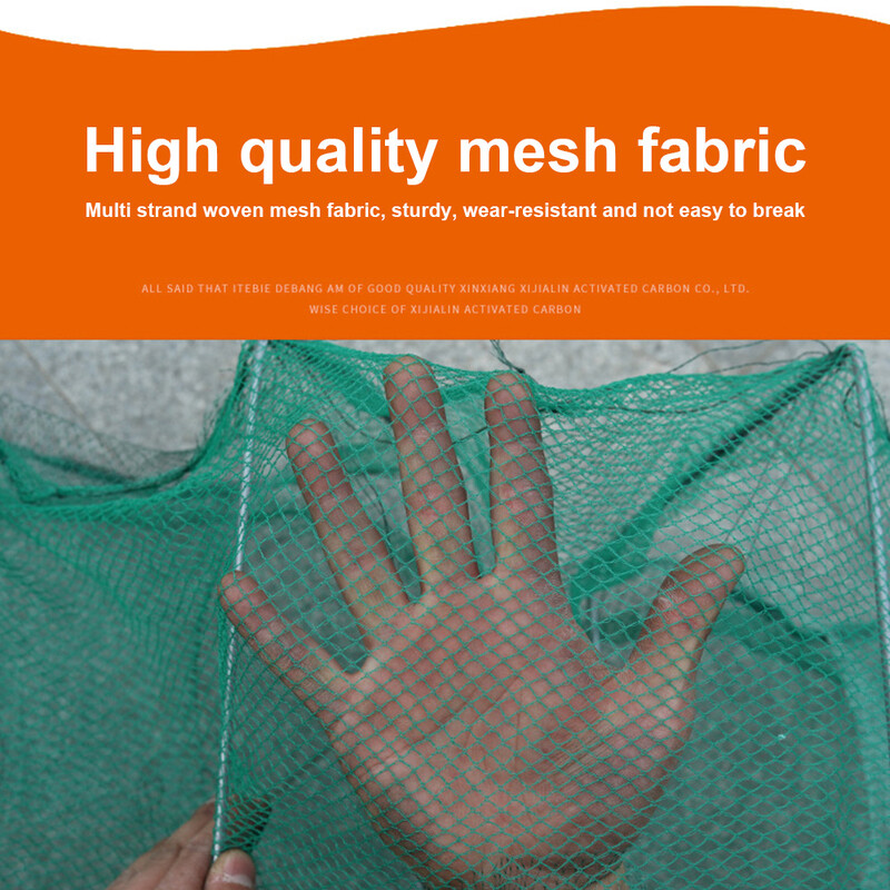 Ribarska mreža 1,5 M Sklopivi kavez s ručnim livenjem Mreža za zamke za rakove Mreža za zamke za rakove, rakove, jastoge, oprema za ribolov na otvorenom