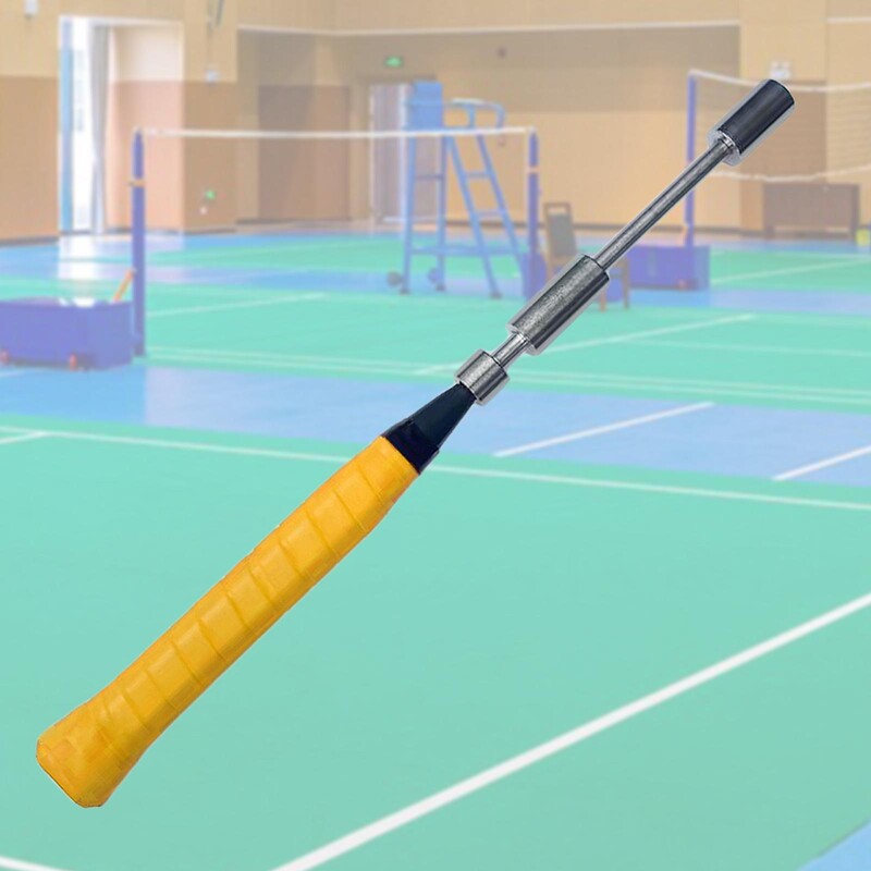 Trenažer za zamah s reketom za badminton Pole Trenažer za badminton Podesivi uteg Sila Štap Prst Zglob Vježbanje zamaha s reketom za badminton