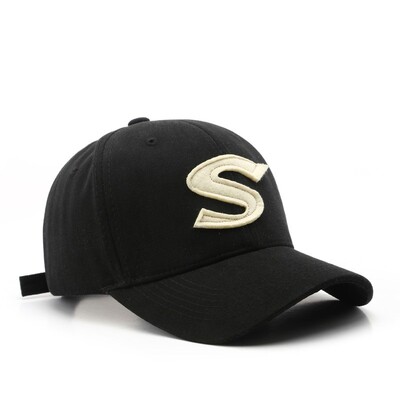 Ljetna modna bejzbolska kapa s velikim slovom S, vanjski štitnik od sunca
