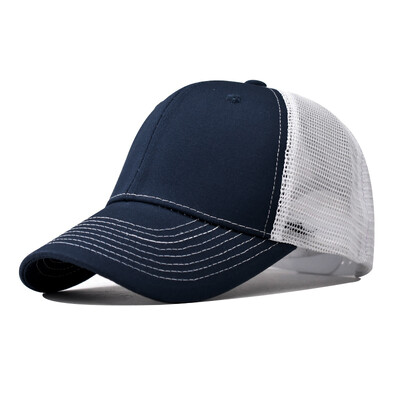 Bejzbolska kapa Mrežasta kapa za odrasle Plitke zakrivljene strehe Šešir Uniseks Ljetni šešir Prozračna nijansa šešira Proljetna jesenska kapa Hip hop pripijena kapa