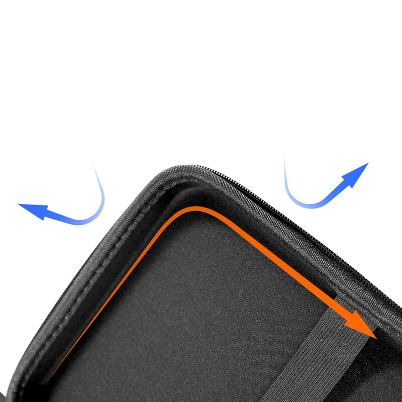 Torbica za vesla za stolni tenis, torbica za stolni tenis s EVA navlakom za vesla za stolni tenis od tvrdog omotača protiv pada za loptice za nošenje na otvorenom