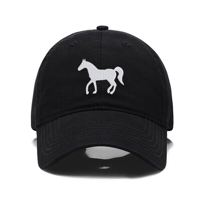 Nova pamučna bejzbol kapa s konjskim vezom Modna ženska muška kapa Sportski viziri Snapback kapa Šešir za sunce Prozračne vanjske kape