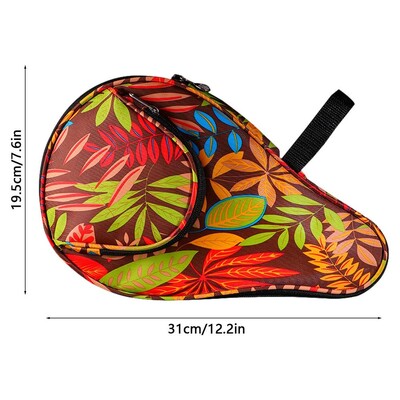 NOVA torba za rekete za stolni tenis Torbica za vesla za reket od tikvice Šarena torbica za rekete za stolni tenis Torbica za vesla otporna na habanje