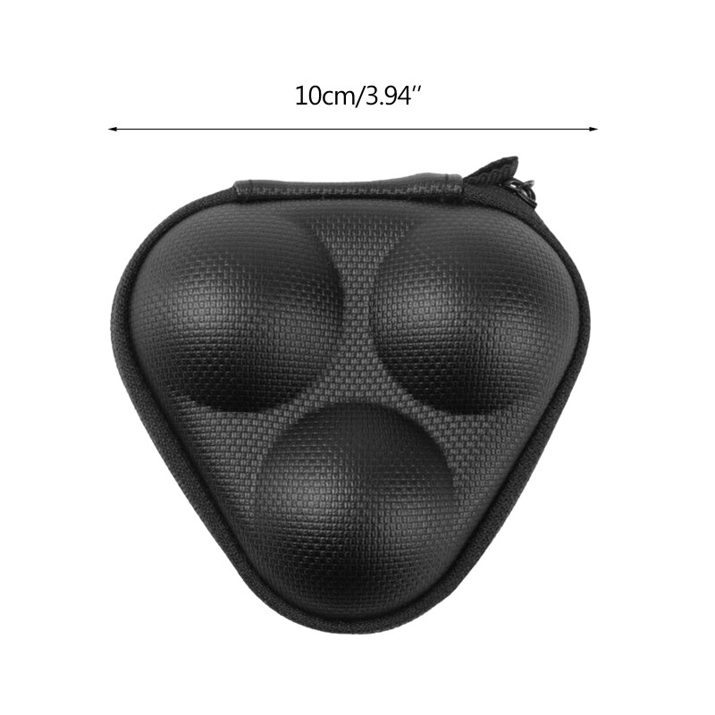 Madinga PU odinė 3 stalo teniso kamuoliukų laikymo dėžė Stalo teniso dėžė CASE, atspari vandeniui, skirta SPORT treniruočių priedui