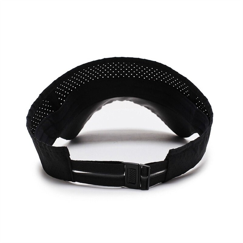 Ljetne prozračne kape za sunčanje Muškarci Žene Podesivi vizir UV zaštita Gornji dio Prazan Čvrsti Sport Tenis Trčanje Kapa za zaštitu od sunca Šešir