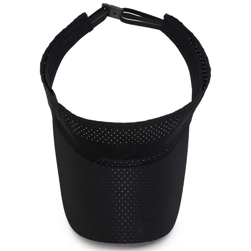 Ljetne prozračne kape za sunčanje Muškarci Žene Podesivi vizir UV zaštita Gornji dio Prazan Čvrsti Sport Tenis Trčanje Kapa za zaštitu od sunca Šešir