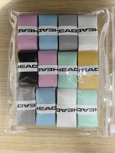 12PCS HEAD Overgrips Sweatband Teniski reket Ručna guma Protuklizna gumena ručka reketa Remen za upijanje znoja i otporan na habanje