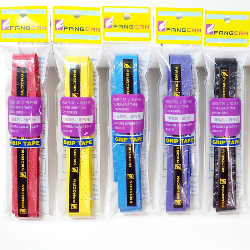 FANGCAN 3PCS protuklizna traka za držanje reketa za badminton i squash PU preko gripa za padel reket za tenis na plaži Štap za pecanje