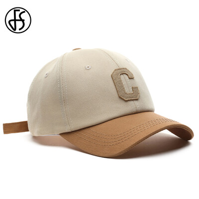 FS Khaki žalios beisbolo kepurės vyrams Prabangios prekės ženklo Trucker kepurės Didžiosios raidės Moteriškos kepuraitės Gatvės apranga Hip Hop Cap Gorras Para Hombres