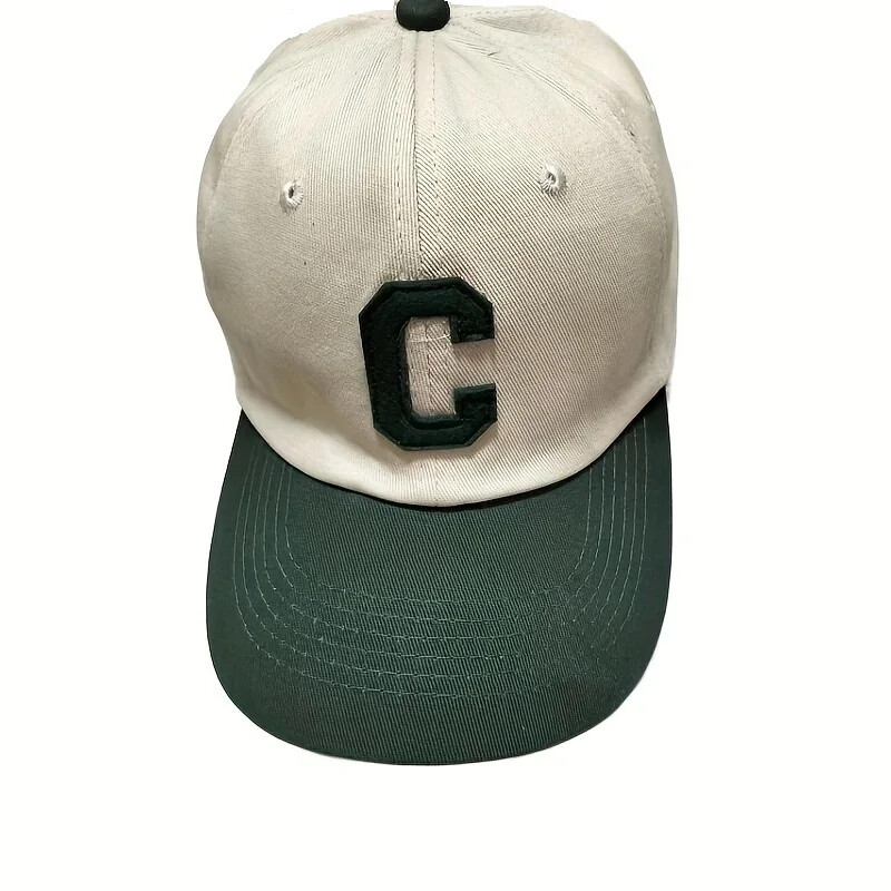 Bejzbolska kapa za žene i muškarce, ležerna kapa s prilagodbom, modna kapa sa zakrpama na slovo C, ljetna kapa sa štitnicima za sunce, uniseks