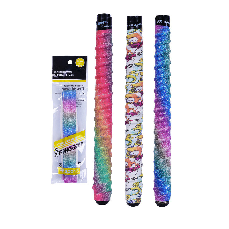 Pojas za upijanje znoja od kobilice od 1,5 metara, umotana ručka s duginim štapom za pecanje i badminton Pu protuklizni pojas za upijanje znoja