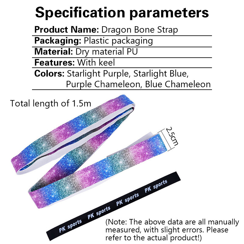 Pojas za upijanje znoja od kobilice od 1,5 metara, umotana ručka s duginim štapom za pecanje i badminton Pu protuklizni pojas za upijanje znoja