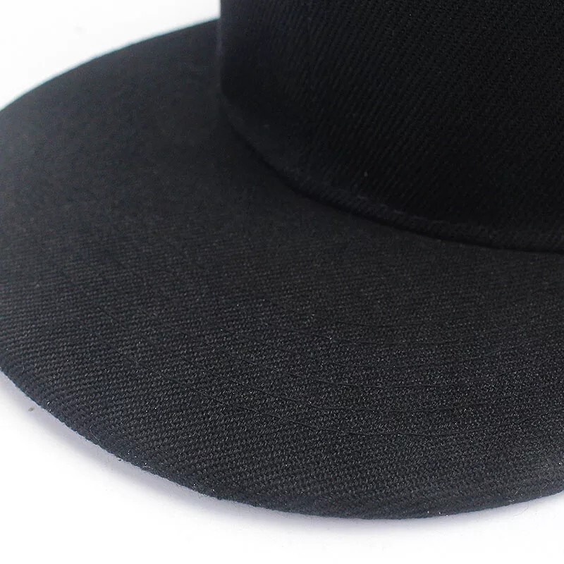 Čvrsta hip hop kapa za muškarce Snapback šešir Ženske bejzbol kape s podesivim ravnim obodom Bill Obični viziri Dječaci i djevojčice Street Dance