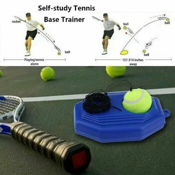 Φορητό σόλο τένις Trainer Rebound Ball Tennis with String Rope Self Tennis Training Tool for Adults Παιδιά για αρχάριους