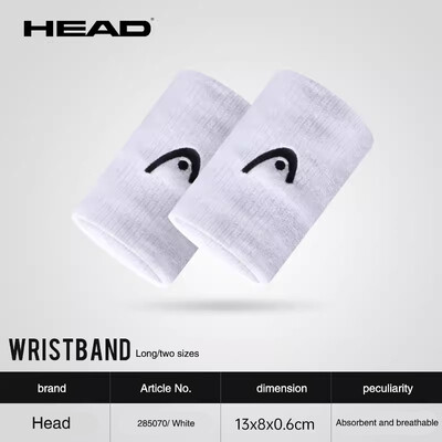 Υψηλής ποιότητας Head Original Wristband τένις Badminton Sport Wristband Βαμβακερό άνετο ιδρώτα που σκουπίζει αντιολισθητικό λουράκι