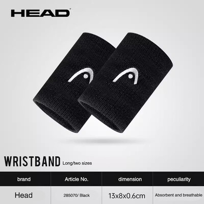 Υψηλής ποιότητας Head Original Wristband τένις Badminton Sport Wristband Βαμβακερό άνετο ιδρώτα που σκουπίζει αντιολισθητικό λουράκι