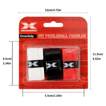 3 τεμ. Universal Sweatbands Overgrip Αντιολισθητική Ρακέτα τένις Padel Απορρόφηση κραδασμών Badminton Grips Slingshot Ρακέτα τένις