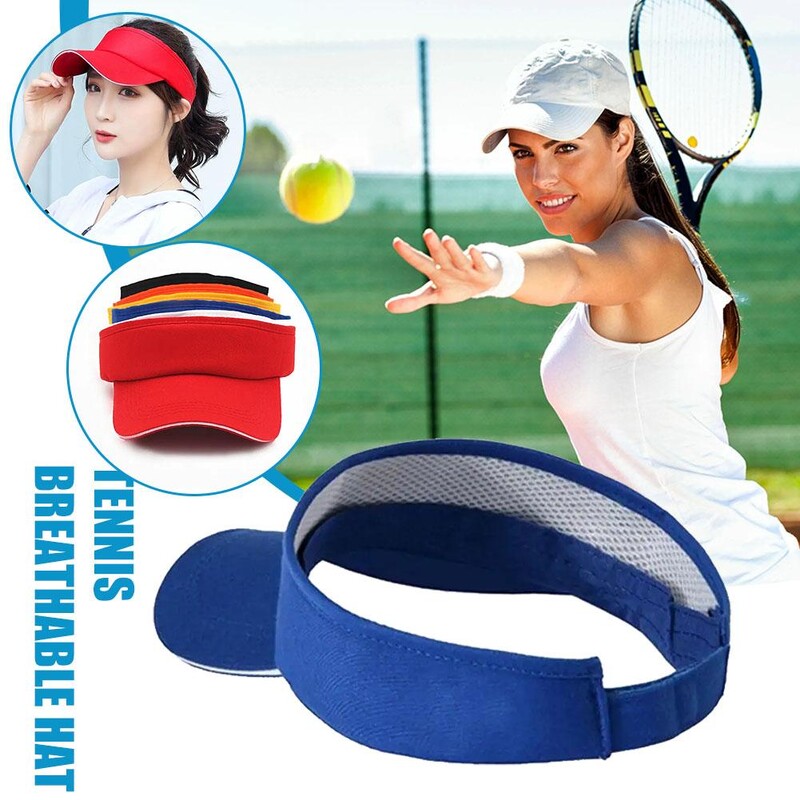 Pălării de soare de vară Bărbați Femei Bumbac Vizor reglabil Protecție UV Gol Solid Sport Tenis Golf Alergare Cremă solară Șapcă de baseball