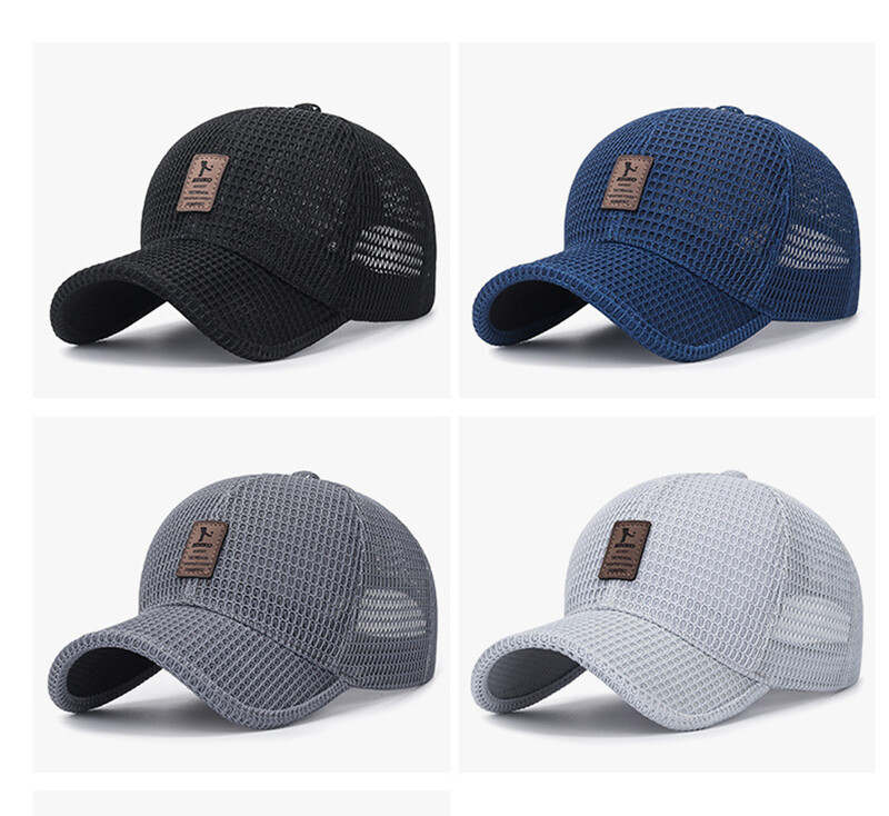 Teniska kapa Ljetna uniseks kapa s kremom za sunčanje Prozračna bejzbolska kapa s kupolom Trčanje na otvorenom Putovanje Ribolov Na plaži Sportska ležerna kapa