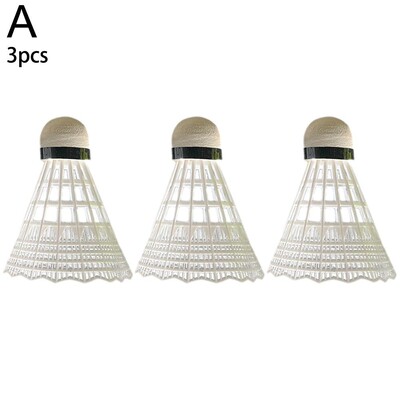 6/3 komada loptica za badminton Lopta za letenje Lopta za letenje Pero za stabilnost letenja Lopta za letenje Lopta za letenje na otvorenom