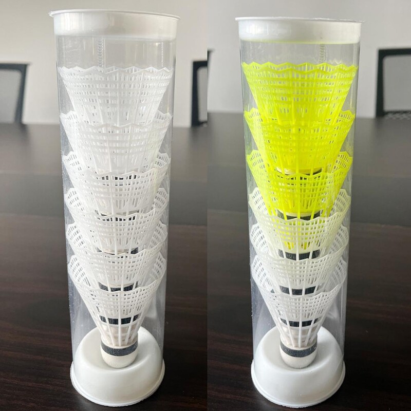 6/3 komada loptica za badminton Lopta za letenje Lopta za letenje Pero za stabilnost letenja Lopta za letenje Lopta za letenje na otvorenom