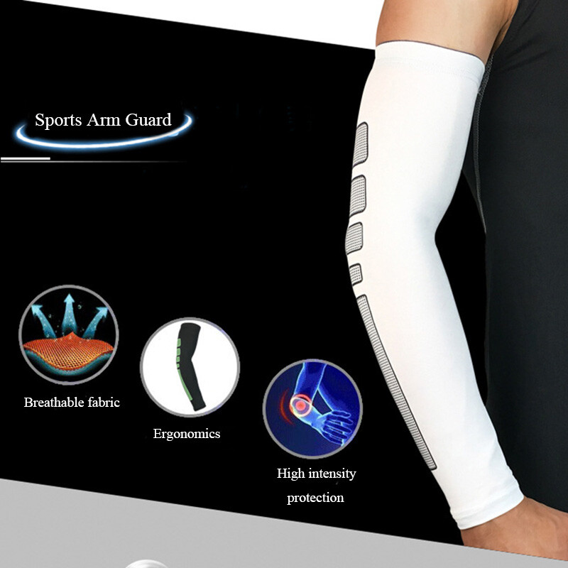1kom prozračni jastučići za koljena za laktove Brzosušeći rukavi za ruke za trčanje Košarkaški štitnici za fitnes Sportska oprema za zaštitu od sunca