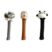 Badmintono raketės rankenos dangtelis, badmintono užvalkalas, miela dekoratyvinė pliušinė lėlė