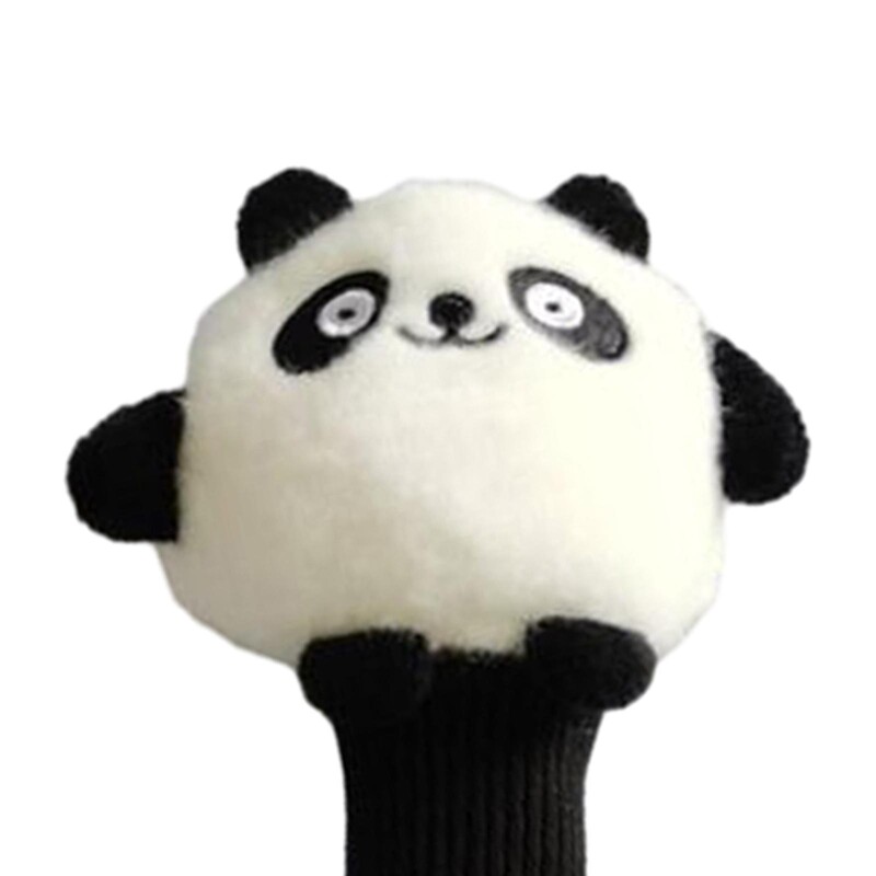 Badmintono raketės rankenos dangtelis, badmintono užvalkalas, miela dekoratyvinė pliušinė lėlė