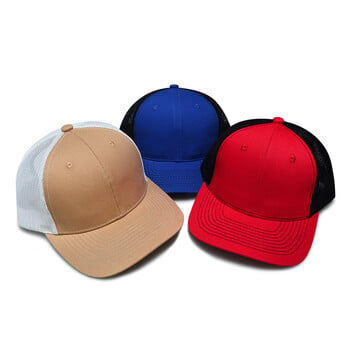 2023 Νέο Richardson Unisex Cap Casual Plain Mesh Καπέλο μπέιζμπολ Ρυθμιζόμενο καπέλο Snapback Καπέλο Hip Hop Trucker Καπέλο Streetwear Dad Hat