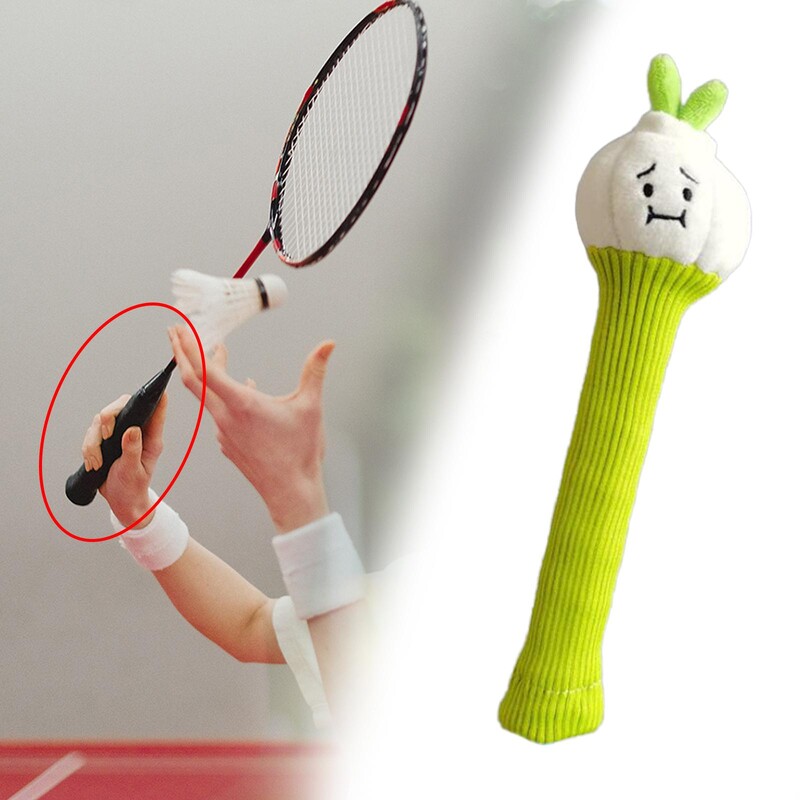 Navlaka za ručku reketa za badminton Plišana lutka za upijanje znoja Ručka za badminton