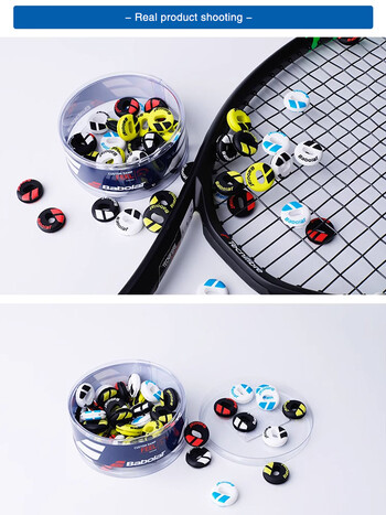 Αποσβεστήρες κραδασμών Babolat Racquet Colorful Reduce Επαγγελματικά αξεσουάρ ρακέτας τένις Αμορτισέρ αμορτισέρ 20 ΤΕΜ.