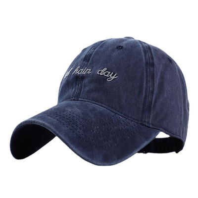 2024 New Designer Bad Hair Day Brodat Spălat Snapback Baseball Cap Pălărie Bărbat Vintage Pălării Tată pentru Bărbați Femei Gorras Hombre