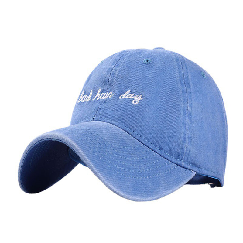 2024 New Designer Bad Hair Day Brodat Spălat Snapback Baseball Cap Pălărie Bărbat Vintage Pălării Tată pentru Bărbați Femei Gorras Hombre